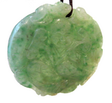 Apple Green Jadeite Pendant Buddha