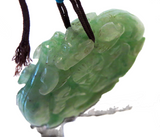 Apple Green Jadeite Pendant Buddha