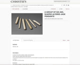 Jade Awl Needle Shape Pendant Liangzhi Ex: Christie's 1987