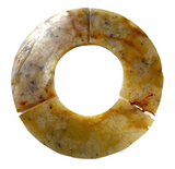 Jade Segmented Bi Disk Neolithic