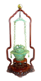 Apple Green Jadeite Hanging Censer