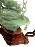 Apple Green Jadeite Hanging Censer