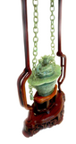 Apple Green Jadeite Hanging Censer