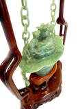Apple Green Jadeite Hanging Censer