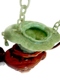 Apple Green Jadeite Hanging Censer