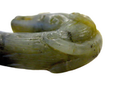 Jade Belt/Garment Hook Dragon Head Chinese Large