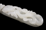 White Jade Dragon Belt Hook 18th Century - Qing