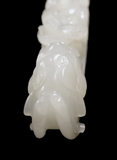White Jade Dragon Belt Hook 18th Century - Qing