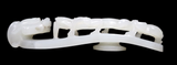 White Jade Dragon Belt Hook 18th Century - Qing
