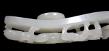 White Jade Dragon Belt Hook 18th Century - Qing