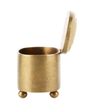 Jade-Inset Gilt Box Chinese Ming Dynasty