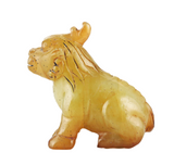 Jade Yellow/Orange Horned Lion/Bixie Ming/Ching