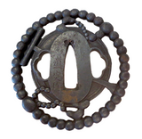 TSUBA Iron 18th CENTURY PROVENANCE Joly SIGNED MICHISADA - DOTEI