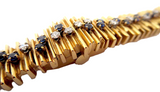 Raymond C. Yard Watch 14K Yellow Gold Bracelet Sapphires And Diamonds Vintage