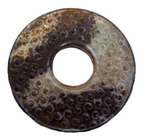 Jade Bi Chinese Western Han Grain Design