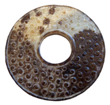 Jade Bi Chinese Western Han Grain Design