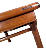 Pair Hardwood K'ang Tables