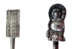 Japanese Spoon Set Figural 8 Sterling Silver (950)