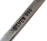 Japanese Spoon Set Figural 8 Sterling Silver (950)