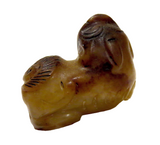 Jade Dog Yellow And Brown Qing Dynasty