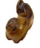 Jade Dog Yellow And Brown Qing Dynasty