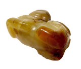 Jade Dog Yellow And Brown Qing Dynasty