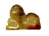 Jade Dog Yellow And Brown Qing Dynasty