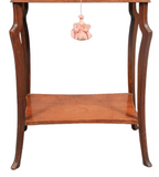 Art Nouveau Marquetry Inlay Wood Desk French Gallé