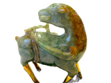 Jadeite Deer Art Nouveau