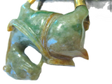 Jadeite Deer Art Nouveau