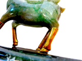 Jadeite Deer Art Nouveau