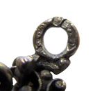 Garnet & Silver Necklace Scheidt Victorian 19th Century