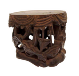 Wood Carved Stand Elaborate Chinese Qing