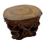 Wood Carved Stand Elaborate Chinese Qing