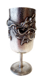 Trophy Cup Goblet Dragon Sterling Signed Arthur & Bond Yokohama Original Box
