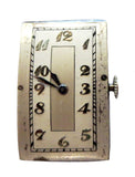 Hatot Watch Platinum Art Deco ATO Watch Pristine Prototype Unused