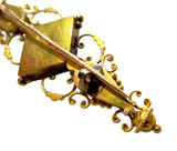 Micro Mosaic Gold Brooch Antique Italian