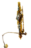 Micro Mosaic Gold Brooch Antique Italian