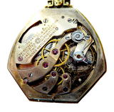 Gold Egyptian Revival Pocket Watch Longines Art Nouveau 18k Exceptional