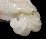 White - Pale Yellow/White Jade Carp 17th/18th Century