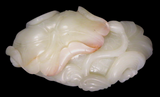 White - Pale Yellow/White Jade Carp 17th/18th Century