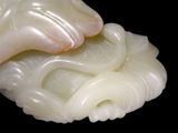 White - Pale Yellow/White Jade Carp 17th/18th Century