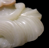 White - Pale Yellow/White Jade Carp 17th/18th Century