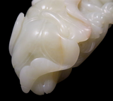 White - Pale Yellow/White Jade Carp 17th/18th Century