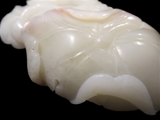 White - Pale Yellow/White Jade Carp 17th/18th Century
