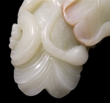 White - Pale Yellow/White Jade Carp 17th/18th Century