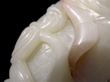 White - Pale Yellow/White Jade Carp 17th/18th Century