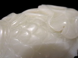 White - Pale Yellow/White Jade Carp 17th/18th Century