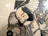 Torli Kiyonga Woodblock Print Actor & Demon Nakamura Denkuro