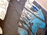 Utagwa Hiroshige Woodblock Print Plum Estate, Kameido (Kameido Umeyashiki)